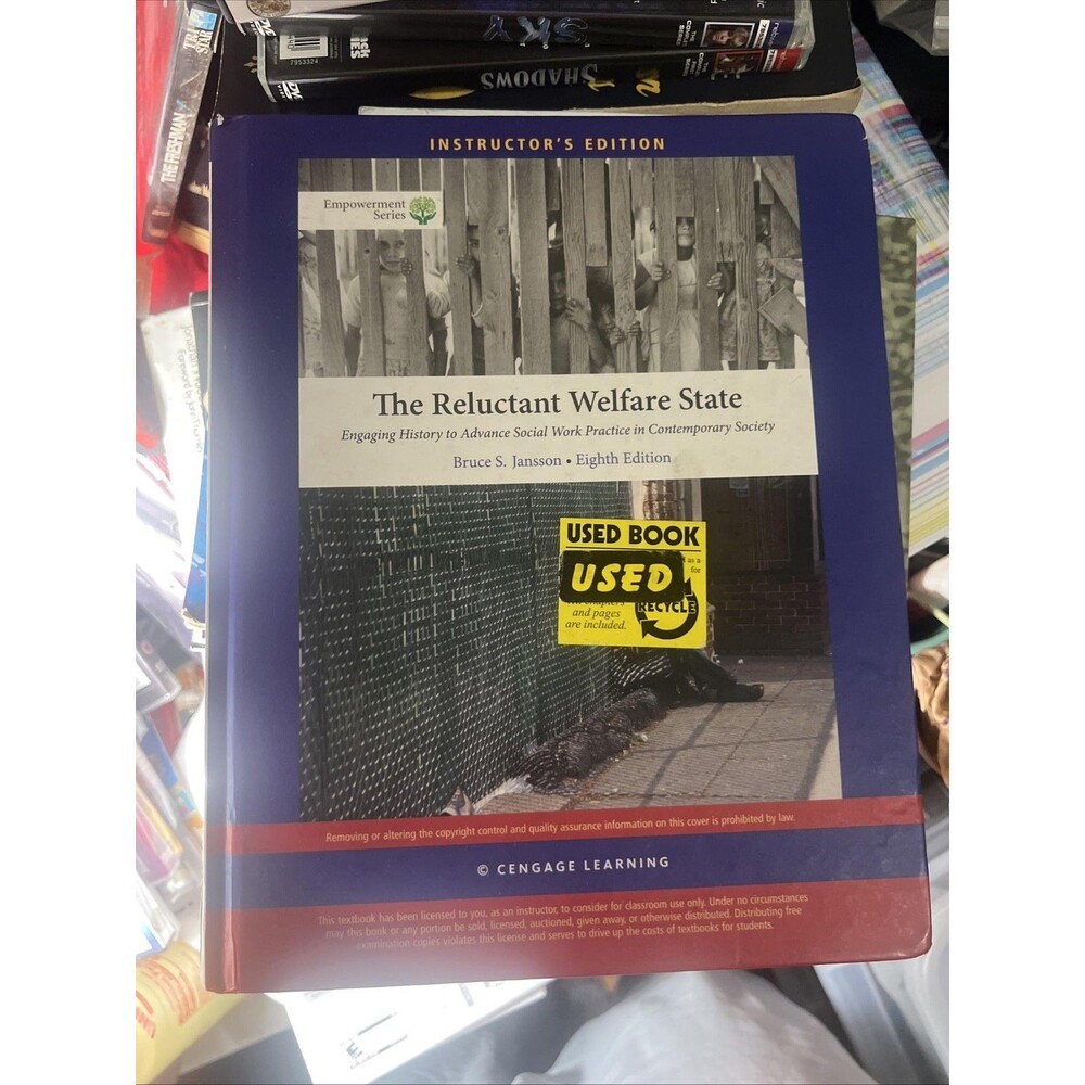 The Reluctant Welfare State 8th Instructors Edition Jansson Cengage Textbook